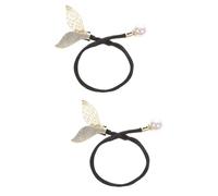 Healeved 2pcs Hair Bun Maker Rhinestone Mermaid Tails Elegant Lazy Curler for Women for Daily Wear and Beach Parties Hair Styling Tool