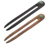 Healeved 2pcs Hair Fork Chinese: Women U-Shaped Design Chinese Hairpins Classical Hair Sticks Decorative and Elegant Style For Festivals Holidays and Stage Performance