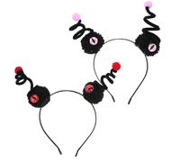 Healeved 2pcs Halloween Headband Large Eyeball Design Spooky Scary Accessory for Party Costume Halloween Hair Accessories for Stage Cosplay Prop Hair Band