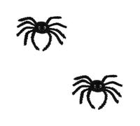 Healeved 2pcs Halloween Spider Headband for Women Adults with Soft Plush Material and Comfortable Fit, Unique Creepy Spider Design Hair Hoop for Party Celebration and Cosplay Accessory