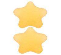 Healeved 2pcs Hand Strengthener Balls for Work on The Road, Tpr Material Star-shaped Grip Exercisers to Strengthen Hand, Wrist, and Forearm Muscles with Enhanced Grip Strength in Yellow