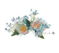 Healeved 2PCS Hawaiian Hibiscus Hair Comb Silk Flower Hair Clip Luau Party Wedding Bridal Headpiece Tropical Flower Accessory for Chignon Bun Updos