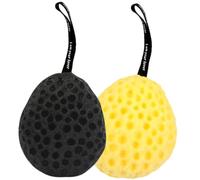 Healeved 2pcs Honeycomb Shower Loofah Soft Bath Sponges for Women Large Reusable Body Wash Balls with Rich Gentle Exfoliating Bathing Balls for Daily Skin Care and Bathroom Use