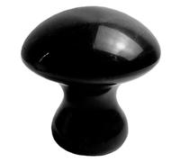 Healeved 2pcs Jade Mushroom Shaped Stone Tool for Eye Neck Spa Scraping Roller Stone for Face Body Reflexology Made of Natural Gemstone