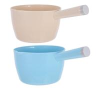 Healeved 2pcs Japanese Style Water Ladle Household Kitchen Watering Spoon Large Capacity Pp Plastic Creative Water Scoop Simple and Practical Design for Home Use
