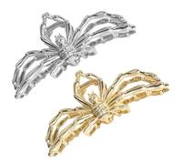 Healeved 2pcs Large Metal Hair Claw Clip for Women Ergonomic Design and Comfortable Wear, Alloy Material Hair Accessories Suitable for Dating and Eating