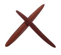 Healeved 2Pcs Leather Edge Burnisher and Creasing Bone Folder Set for Handmade Leatherworking, Paper Scoring, and Origami Crafts - Wooden DIY Leathercraft Tool for Precise Edge Trimming and