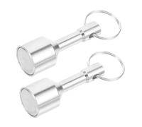 Healeved 2pcs Magnetic Keychain Gold Silver Tester for Jewelry Authenticity Verification Portable Pocket Magnet Tool for Coin and Testing