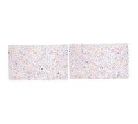 Healeved 2pcs Manicure Table Mat Sequins Nail Art Pad for Home Salon Use Protects from Makeup and Polish Comfortable Arm Rest for Nail Care