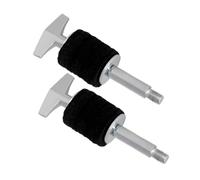Healeved 2pcs Metal Double Head Cymbal Stacker with 8mm Thread and Wing Screws for Secure Fastening on Drum Kit Boom Arm Connections, Space-saving Design for Percussion Instruments