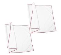 Healeved 2pcs Microfiber Polishing Cloths for Wine Glasses Stemware Cleaning Rag Large Drying Towels for Glassware Camera Lenses and Spectacles