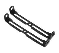 Healeved 2pcs Motorcycle Turn Signal Mount Brackets Black Metal Vibration Resistant Light Mount with Waterproof and Dust Protection for Atvs and Motorcycles