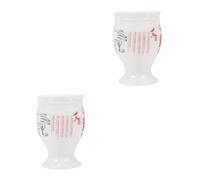 Healeved 2pcs Moxibustion Box for Ceramic Can Easy Use Heating Therapy for Massaging and Scrapping for Elderly and Wellness