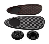 Healeved 2pcs Multi-functional Dashboard Phone Holder Non-slip Car Mobile Phone Mat with Temporary Parking Number Display for Smartphone on Car Dashboard