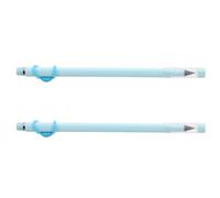 Healeved 2pcs Music Magnetic Pencil Case Blue Magnet Memo Pencil for Refrigerator Music Stand Accessory Eraser for Classroom Practice