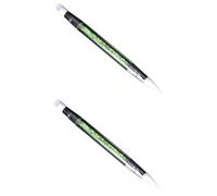 Healeved 2pcs Nail Art Silicone Pen Set Dual Tips Soft Acrylic Handle for Rhinestone Decorated Tool for Manicure and Nail Design