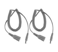 Healeved 2Pcs Nail Drill Machine Power Cord Replacement for Professional Grinder Tool Handpiece Dc Cable Compatible with 30000Rpm Nail Art Equipment