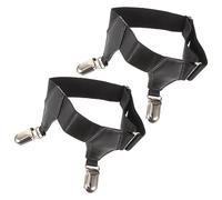 Healeved 2Pcs Non Slip Sock Clamp Strap for Men Sock Clip Comfortable Stay Up Sleeve Holder for Calf Essential Sock Accessory