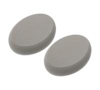 Healeved 2pcs Oval Powder Puff Makeup Tools for Women Soft and Fluffy Polyurethane Cushion Makeup Puff Suitable for Face Foundation and Blusher Application