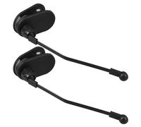 Healeved 2pcs Piano Music Sheet Holder Clips Black Plastic and Alloy Music Book Page Holders and Stability for Performance and Piano Practice