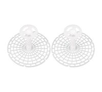 Healeved 2pcs Pickle Pressing Tool for Homemade Pickles with White Plastic Plates and Handles for Safe and Easy Fermentation at Home