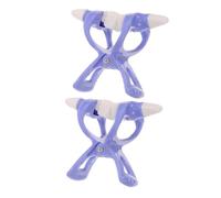 Healeved 2pcs Plastic Nose Clip Nose Shaper Bridge Clip for Straightening Nasal Bridge Effective Facial Beauty Tool