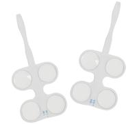 Healeved 2pcs Portable Optical Flipper Vision Training Device with Optical for Visual Function Eye Exercise Equipment for Amblyopia Therapy and Optometry Use