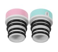 Healeved 2pcs Portable Travel Bidet Sprayer for Women with Gentle Single Hole Spray and Discreet Private Packaging, Plastic Handheld Bidet Nozzle Suitable for Travel and Random Color