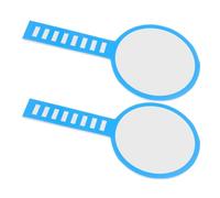 Healeved 2pcs Portable Whiteboard Paddles Made of Foam Board, Multifunctional and Reusable Handheld Dry Erase Boards for Event Raffles and Classroom Voting