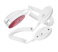 Healeved 2pcs Remote Control Tether Cable Leash for Tv and Tablet, Anti-lost Retractable Plastic Holder with Self-adhesive Hook, Easy to Use for Home and Restaurant