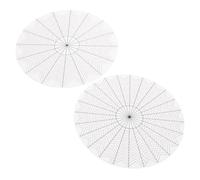 Healeved 2pcs Ribbon Craft Rosette Maker Tool Set with Circular Alignment Board and Spacing Guide, DIY Bow Maker for Boutonniere, Brooch, Corsage, and Scrapbook Supplies