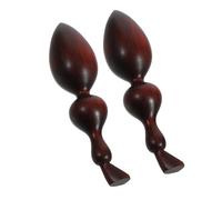 Healeved 2pcs Rosewood Massage Stick for Reflexology Tools Lymphatic Massage Stick for Body Trigger Point Tool Natural Wood Material Handheld for Muscle Scraper Facial for Intensive Tissue