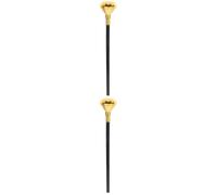 Healeved 2pcs Royal Scepter Walking Cane Prop for Rhinestone King Wand Accessory for Halloween Costume for Dress Up Role Playing and Photo Booth Fun