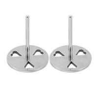 Healeved 2pcs Sanding Disc Nail Drill Bits Metal Foot File Drill Bits to Trim Nails cuticle Supplies Manicure Tools Cuticle Cleaner Tool Suitable for Salon Foot Care