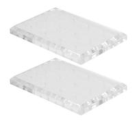 Healeved 2pcs Sanding Head Base Nail Bit Holder Display Stand for Nail Drill Bits Storage Use in Salon