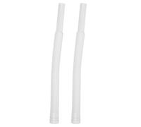 Healeved 2pcs Seed Drill Hose, 17.7" Flexible Planter Planting Tube, Corrugated Plastic Pipe for Agricultural Grain Seeder Corn Machine Parts Replacement