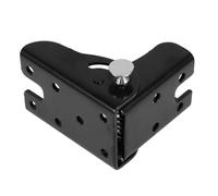 Healeved 2pcs Self Locking Folding Hinges 90 Degree Iron Thickened Hinge Foldable Design Supporting Hardware for Furniture Leg Brackets Home Office Use