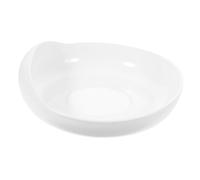 Healeved 2pcs Senior Self-Feeding Bowl with Cup Base Spill Dining Dish for Elderly Adaptive Tableware for Mobility Easy One-Handed Use Microwave Safe
