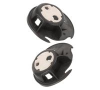 Healeved 2pcs Sewing Machine Bobbin Case Plastic Bobbin Holder Shell Replacement for Industrial and Household Machines, Compact Sewing Accessories for Needlework and Craft Projects