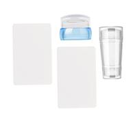 Healeved 2pcs Silicone Nail Art Stampers Manicure Tools for Nail Designs for Creating Stunning Art and Enhancing Your Appearance