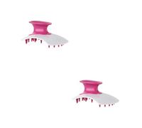 Healeved 2pcs Silicone Scalp Brush for Hair Growth and Relaxation Ergonomic Shampoo Brush Soft Bristles Portable Hair Care Tool for Home and Travel