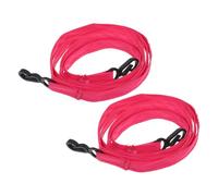 Healeved 2pcs Ski Glove Straps with Nylon Lanyard, Versatile Anti-lost Mitten Clips, for Winter Outdoor Activities and Skiing