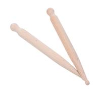 Healeved 2pcs Solid Wood Massage Stick for Back Neck and Foot Relief Portable Acupuncture Point Massager Tool with Ergonomic Design for Home Office and Travel