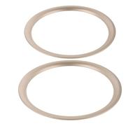 Healeved 2pcs Speaker Decorative Rings for Subwoofer DIY Audio Enhancement Speaker Protection Trim Aesthetic Edge for Home Stereo Upgrade