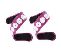 Healeved 2pcs Spike Headband for Acupuncture Massage Acupressure Wrap Headband for Headache Portable Acupressure Strap for Neck Relief Stress and Fatigue