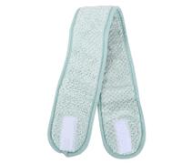Healeved 2pcs Stretchable Coral Fleece Headbands with Sticky Tape for Washing Face and Makeup, Liquid Absorption Hair Bands Suitable for Shower and Beauty Facial Use