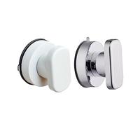 Healeved 2pcs Suction Grab Rails for Bathroom Plastic and Stainless Steel Construction, Provides Additional Stability and Colourfast Finish, for Elderly Safety in Bathroom and Corridor