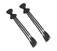 Healeved 2pcs Synthetic Braided Ponytail Extensions for Women Natural Hairpieces for Daily Use Cosplay Parties Weddings and More