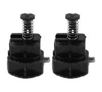 Healeved 2pcs Telescopic Suitcase Luggage Handle Buckle Locks, Metal and Plastic Repair Clips, Sturdy Replacement Parts with High Load Resistance for Frequent Business Trips and Urgent