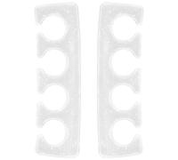 Healeved 2pcs Toe Dividers for Women Nail Art Toe Dividers 3.73x1.06x0.28in Comfortable between The Fingers Pressure Simple Shape Beautifully Designed for Nail Art Salon Use